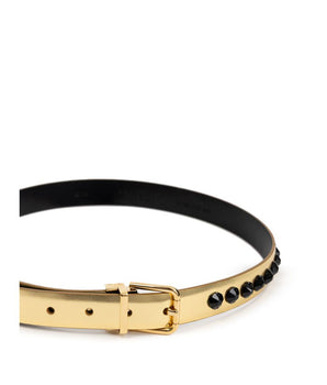 Dolce &amp; Gabbana Gold Regular Leather Belt