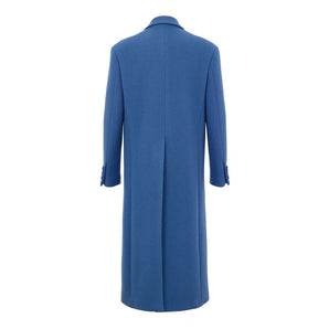 Gucci Blue Wool Coat