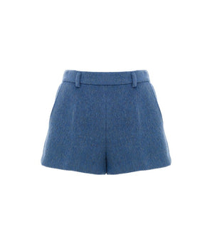 Gucci blue wool shorts