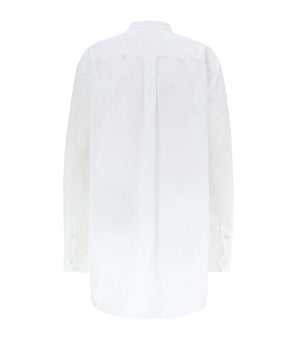 Gucci White Cotton Blouse