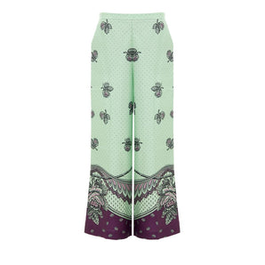 Gucci Green Silk Pant