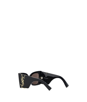 Saint Laurent Black Acetate Sunglasses