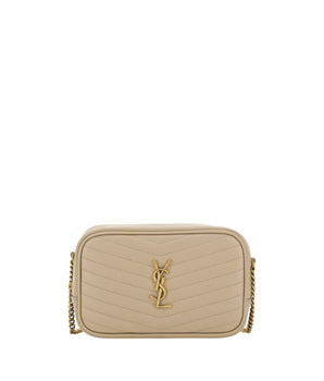 Saint Laurent Beige Calf Leather Bos Taurus Shoulder Bag