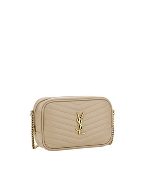 Saint Laurent Beige Calf Leather Bos Taurus Shoulder Bag