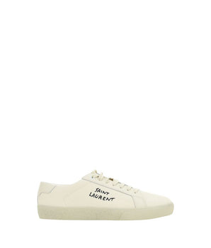 Saint Laurent White Rubber Low Top Sneakers