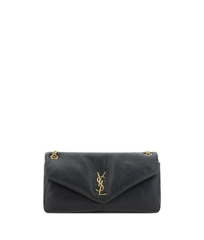 Saint Laurent Black Lamb Ovis Aries Aries Shoulder Bag