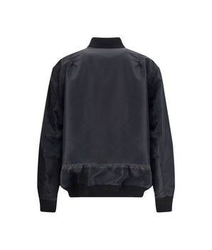 Sacai Black Nylon Bomber