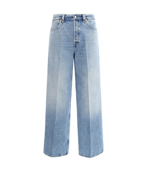 Gucci Light Blue Cotton Jeans Denim