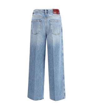 Gucci Light Blue Cotton Jeans Denim