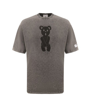 Diego Venturino Gray Cotton T-Shirt
