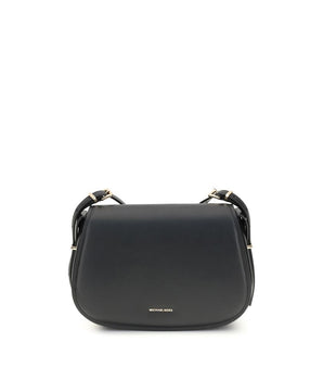 Michael Kors Black Calf Leather Bos Taurus Shoulder Bag