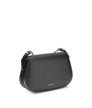 Michael Kors Black Calf Leather Bos Taurus Shoulder Bag