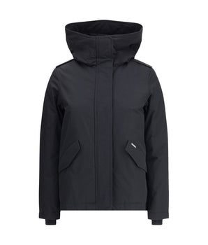 Woolrich Black Cotton Shell Jacket