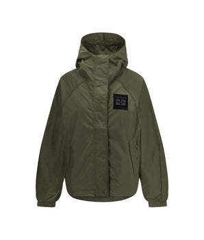 Ganni Bicolor Nylon Shell Jacket