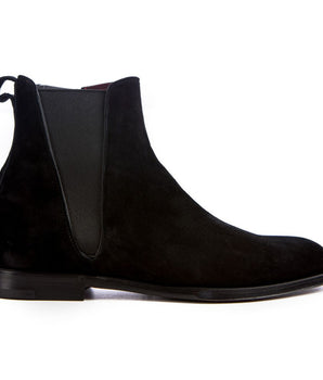 Dolce & Gabbana Black Calfskin Men Ankle Boot