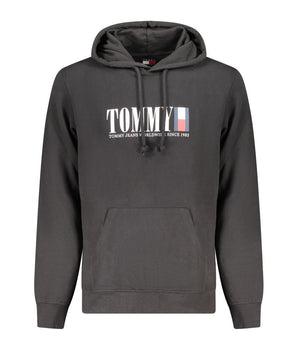 Tommy Hilfiger Black Cotton Men Sweater