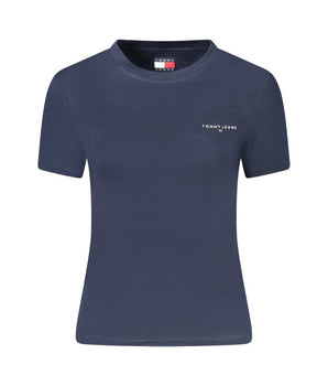 Tommy Hilfiger Blue Cotton Women's T-Shirt