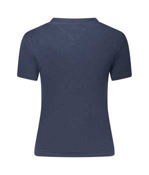 Tommy Hilfiger Blue Cotton Women's T-Shirt