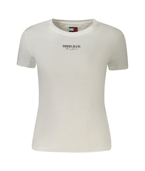 Tommy Hilfiger White Cotton Women T-Shirt