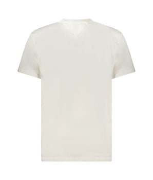 Tommy Hilfiger White Cotton Men T-Shirt