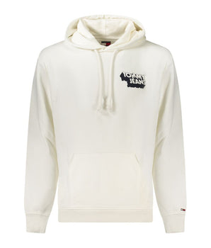 Tommy Hilfiger White Cotton Men Sweater