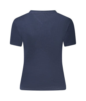 Tommy Hilfiger Blue Cotton Women's T-Shirt