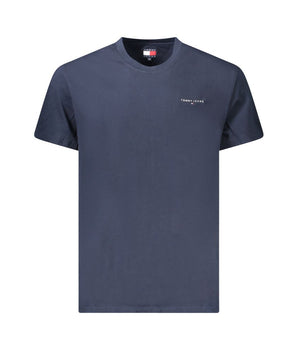 Tommy Hilfiger Blue Cotton Men T-Shirt