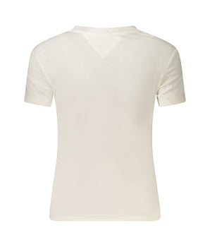 Tommy Hilfiger White Cotton Women T-Shirt