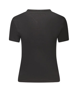 Tommy Hilfiger Black Cotton Women T-Shirt