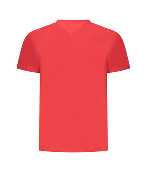 Tommy Hilfiger Red Cotton Men T-Shirt