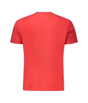 Tommy Hilfiger Red Cotton Men T-Shirt