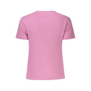 Tommy Hilfiger Pink Cotton Women T-Shirt