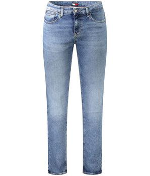 Tommy Hilfiger Blue Cotton Men's Slim Jeans