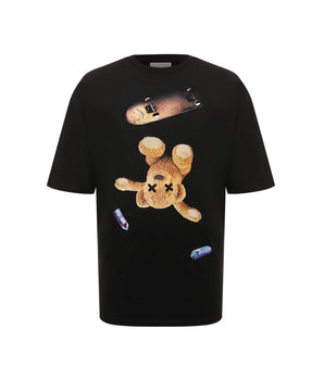 Diego Venturino Black Cotton T-Shirt