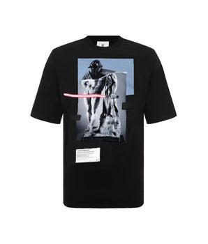 Diego Venturino Black Cotton T-Shirt