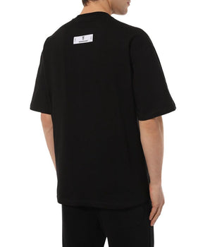 Diego Venturino Black Cotton T-Shirt