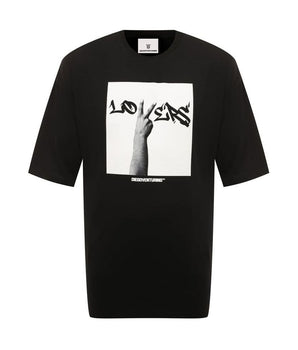 Diego Venturino Black Cotton T-Shirt