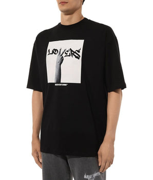 Diego Venturino Black Cotton T-Shirt