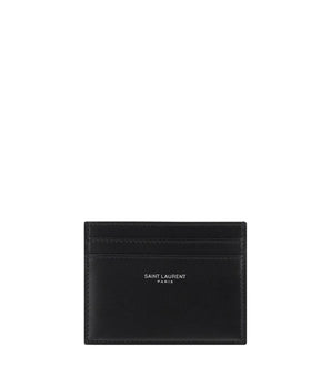 Saint Laurent Black Calf Leather Bos Taurus Wallet