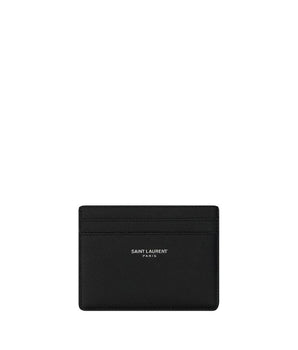 Saint Laurent Black Calf Leather Bos Taurus Wallet