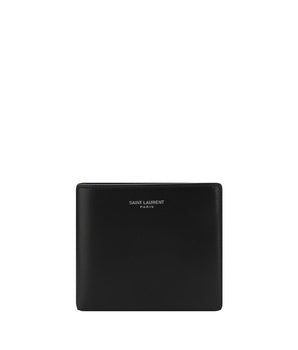 Saint Laurent Black Calf Leather Wallet by Bos Taurus