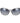Guess Gray Stainless Steel Sunglasses