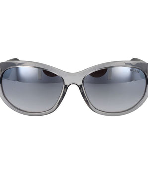 Guess Gray Stainless Steel Sunglasses