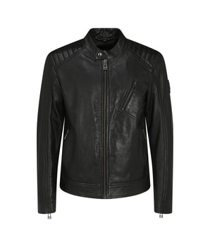 Belstaff Black Leather Jacket