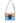 Dolce & Gabbana Blue Beige Exotic Leather LUCIA Crossbody Bag