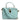 Dolce & Gabbana Mint Green Embossed Leather Padlock Shoulder Bag