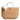Dolce & Gabbana Beige Fiber Vegetable Basket Handbag Tote Bag