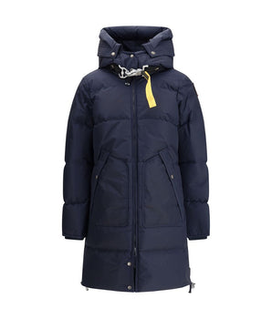 Parajumpers Blue Nylon Full-Length Jacket