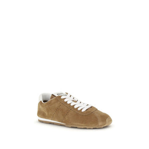 Miu Miu Suede Plume Sneakers