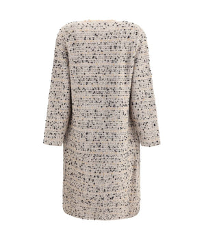 Fabiana Filippi Multicolor Fleece Wool Coat